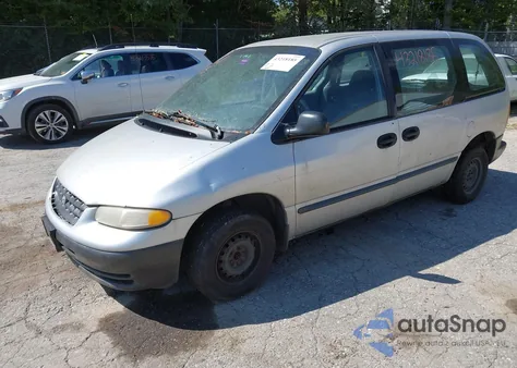 2000 Chrysler Voyager z USA, uszkodzony, nr VIN 2C4GJ2535YR893875